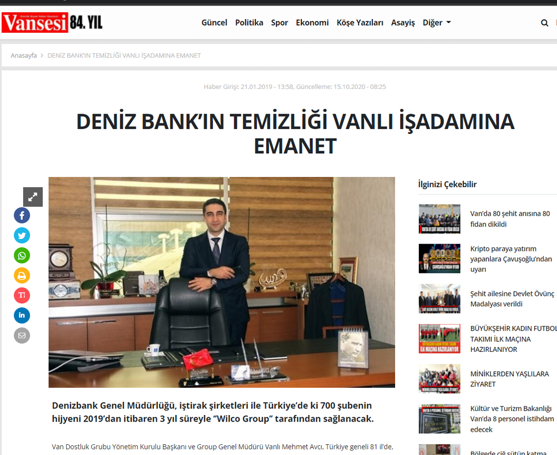 Vansesigazetesi.com’ da Yer Alan Haberimiz…