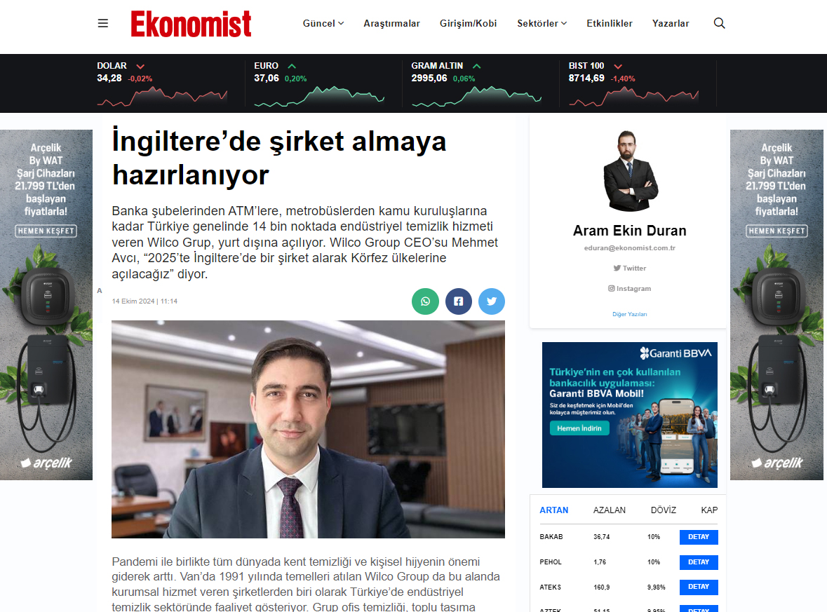 ekonomist.com.tr’da Yayınlanan Haberimiz…