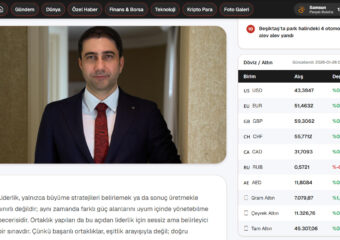 Mehmet AVCI’nın Ekonomi Manşette Yayınlanan&hellip;