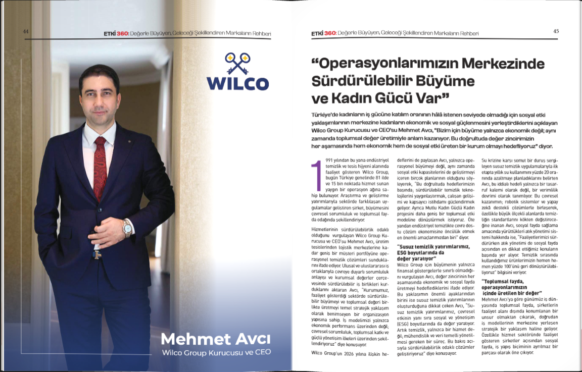 Etki360 dergisinde yayınlanan röportajımız…